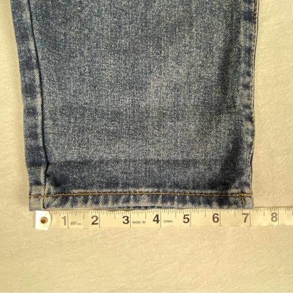 Blue Savvy Denim Y2K Womens Two Tone Blue Hi Rise Jeans Size 5/27 - Picture 10 of 12